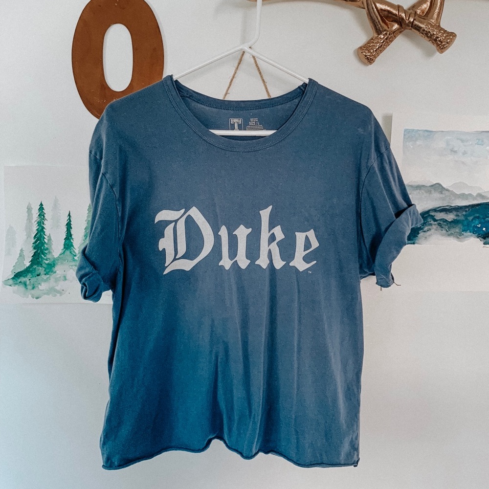 Vintage D U K E cut-off tee